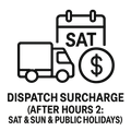 Dispatch Surcharge (After Hours 2: Sat & Sun & Public Holidays)